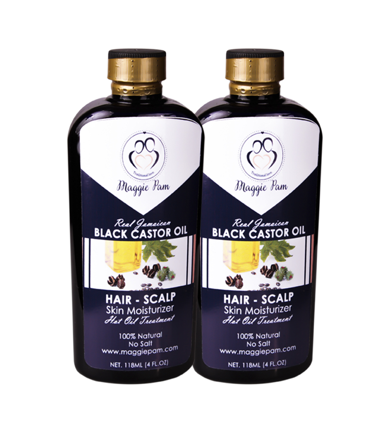 real jamaican black castor oil double pack